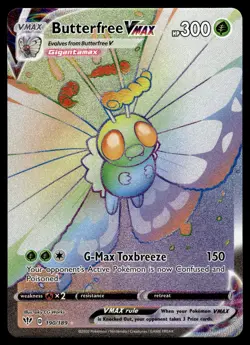 Butterfree VMAX (Secret) 190/189 SWSH03: Darkness Ablaze Pokemon - Image 1