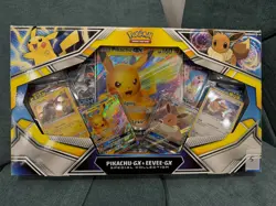 #5 Pokemon Pikachu GX & Eevee GX Special Collection Box SEALED PSA 10 Contenders - Image 1