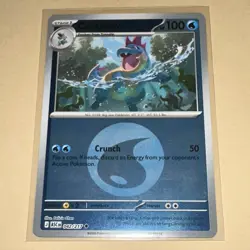 Ascended Heroes Croconaw Reverse Holo Water Energy #042/217 Pokemon TCG - Image 1