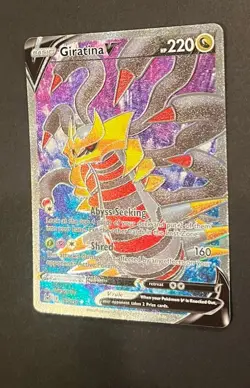 Pokemon Giratina V 185/196 Full Art Ultra Rare Lost Origin NM - Image 3