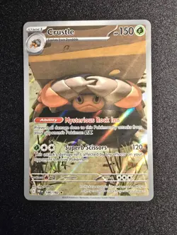 Pokemon TCG: S&V Destined Rivals - Crustle IR 186/182 - NM+ - Image 1