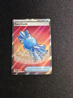 Pokemon TCG Mega Evolution Trainer Holo Card 175/132 Rare Candy - Image 1