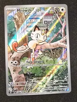 Meowth 106/94 Full Art Phantasmal Flames Pokemon TCG MINT CONDITION NEW - Image 1
