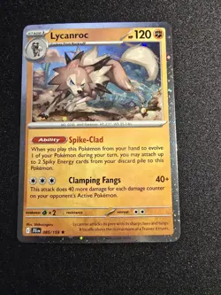 Lycanroc 85/159 - Cosmos Holo Promo - Journey Together - Pokemon TCG - NM - Image 1
