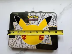 Celebrations Pokemon 25th Anniversary Collectors Chest Lunchbox Tin , Cards - Image 3