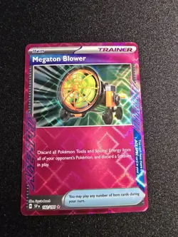 Megaton Blower 182/191 Sv08: Surging Sparks Holo Pokemon Tcg Cards Rare Mint Nm - Image 1