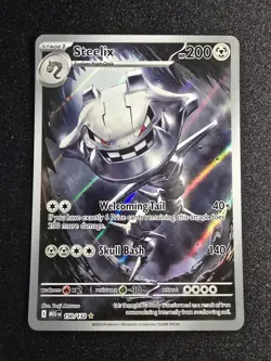 Pokemon TCG Mega Evolution Steelix 150/132 Illustration Rare - Image 1