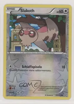 Slakoth Italian Reverse Foil Pokemon Black & White Dragons Exalted #101 - Image 1