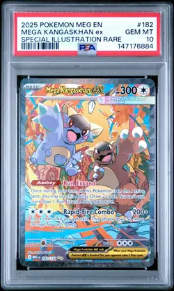 2025 Pokemon Mega Evolutions Mega Kangaskhan EX Special Illustration Rare PSA 10 - Image 1