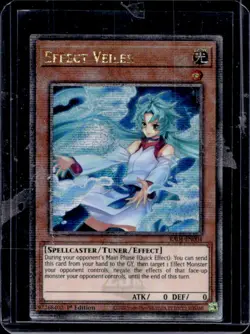 2025 Yu-Gi-Oh! Quarter Century Stampede Effect Veiler Secret Rare 1st RA04-EN004 - Image 1