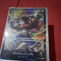 Bandai One Piece ST14 Monkey D. Luffy & Tony Tony Chopper Foil Lot English - Image 1
