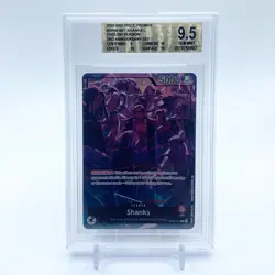 Shanks (English Version 2nd Anniversary Set) OP09-001 One Piece Promo BGS 9.5 - Image 1