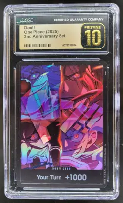 2025 ONE PIECE DON!! 2ND ANNIVERSARY CGC 10 PRISTINE B PT - Image 1
