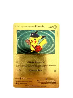 Pokemon gold foil fan art cards. Sold Individually In Clear Protective Sleeve. - Image 1