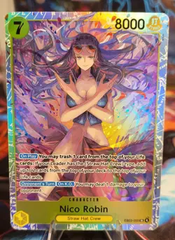 One Piece Nico Robin SR EB03-055 Heroines English NM+ - Image 1