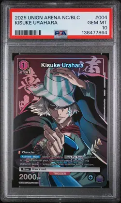 2025 BLC-3-004 Kisuke Urahara Bleach Union Arena PSA 10 - Image 1