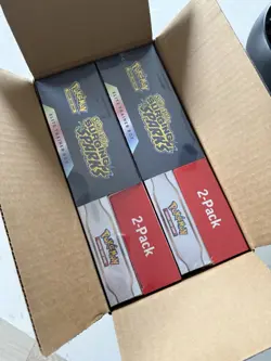 Pokemon Surging Sparks ETB + Booster Bundle Costco 2-pack Sealed x2 (Lot of 2) - Image 2