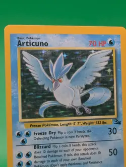 Articuno 2/62 Fossil Unlimited Rare Holo Pokemon Card - Image 3