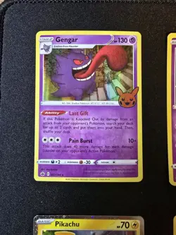 HUGE Pokemon TCG LOT! 6 cards Gengar Pikachu Mewtwo Mimikyu Fast Free Shipping! - Image 3