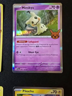 HUGE Pokemon TCG LOT! 6 cards Gengar Pikachu Mewtwo Mimikyu Fast Free Shipping! - Image 5