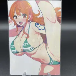 Nami One Piece Anime Waifu Card Doujin ACG Goddess Holo - Image 2