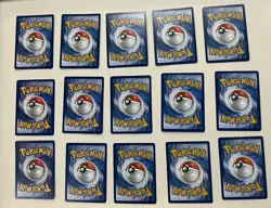 Assorted Lot Of 15 Pokemon TCG Vintage 1999 WOTC- Modern Era Cards Nm/M And Rare - Image 4