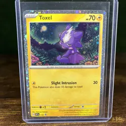 Pokemon TCG Toxel Black Star Promo SVP 119 Cosmos Holo Promo Card NM - Image 1