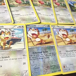 2010s Cards Meowth Lot (Regular & Holo) - 11 Cards, Pokemon TCG - Image 4