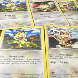 2010s Cards Meowth Lot (Regular & Holo) - 11 Cards, Pokemon TCG - Image 5