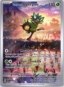 Teal Mask Ogerpon 123 Sv: Scarlet & Violet Promo Cards Holo - Image 1