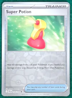 Super Potion (Reverse Holo) - 158/159 -SV09: Journey Together JTG - Pokemon Card - Image 1