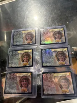 2001 Harry Potter TCG Wizards of the Coast Hermione Granger Holo Lot x6 Cards - Image 1