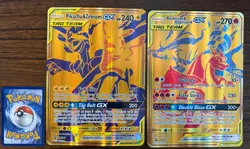 Pokemon Tag Team Reshiram Charizard SM247 & Pikachu Zekrom SM248 GX - JUMBO Card - Image 1