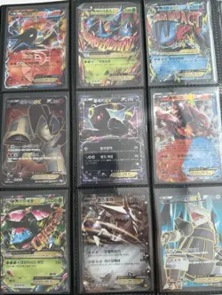 Korean pokemon Card lot binder collection SWSH BW CP EX SR Full Art Promo XY - Image 4