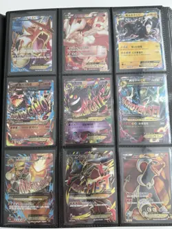 Korean pokemon Card lot binder collection BW CP EX SR Full Art Promo Xy. - Image 4
