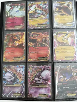 Korean pokemon Card lot binder collection BW CP EX SR Full Art Promo Xy. - Image 5