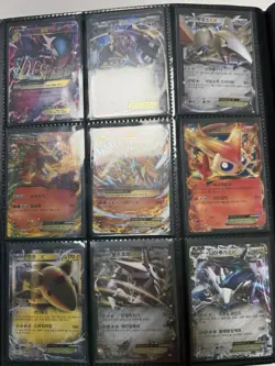 Korean pokemon Card lot binder collection SWSH BW CP EX SR Full Art Promo Xy - Image 5