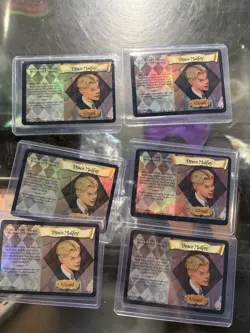 2001 Harry Potter Draco Malfoy Holo Lot x6 – Wizards of the Coast Cards 3/116 - Image 1