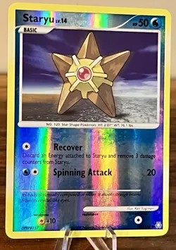 Staryu 122/146 Common Reverse Holo Pokemon Card TCG Great Condition (P664) - Image 1
