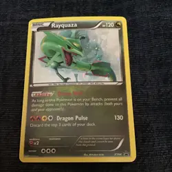 Pokemon TCG Rayquaza XY Black Star Promos Holo Card XY64 - Image 1