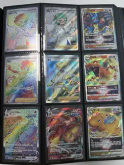 Korean pokemon Card lot binder collection SWSH BW CP DP EX SR Full Art Promo Xy - Image 4
