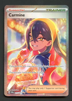 Carmine 217/167 Twilight Masquerade NM Special Illustration Rare Pokemon Card - Image 1