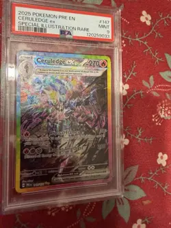 Ceruledge ex SIR 147/131 Sv: Prismatic Evolutions Holo PSA 9 Pokemon Card - Image 1