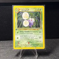 Jumpluff #7 Holo - Pokemon 2000 Neo Genesis NM Card Vintage WOTC - Image 1