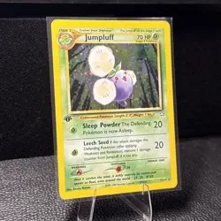 Jumpluff #7 Holo - Pokemon 2000 Neo Genesis NM Card Vintage WOTC - Image 2