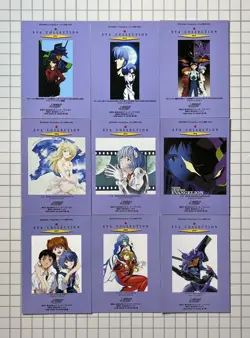 Neon Genesis Evangelion Rei Ayanami in Yukata under the Moon Cards PP1-PP9 1996 - Image 2