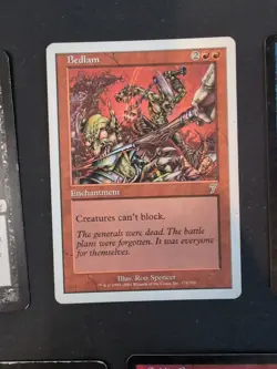 Vintage Magic the Gathering MTG Rare Lot Of 7 Cards (2 Holo) MP/HP - Image 5