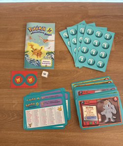 Vintage Pokemon Jr Adventure Game (1999) Emergency #1 Board/Card Game Complete - Image 4