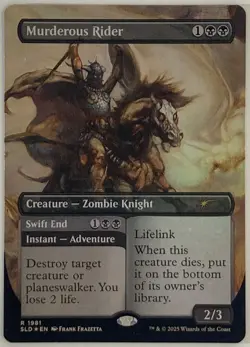 Murderous Rider 1981 Secret Lair Frank Frazetta Black Foil MTG SLD - Image 1