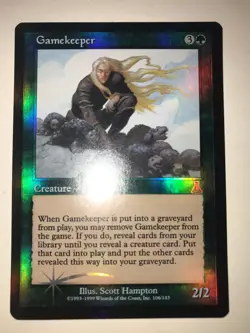 Gamekeeper FOIL Urza's Destiny Green Uncommon MTG LP/NM - Image 1